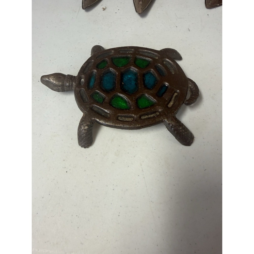 Vintage Turtle Trivet, Metal